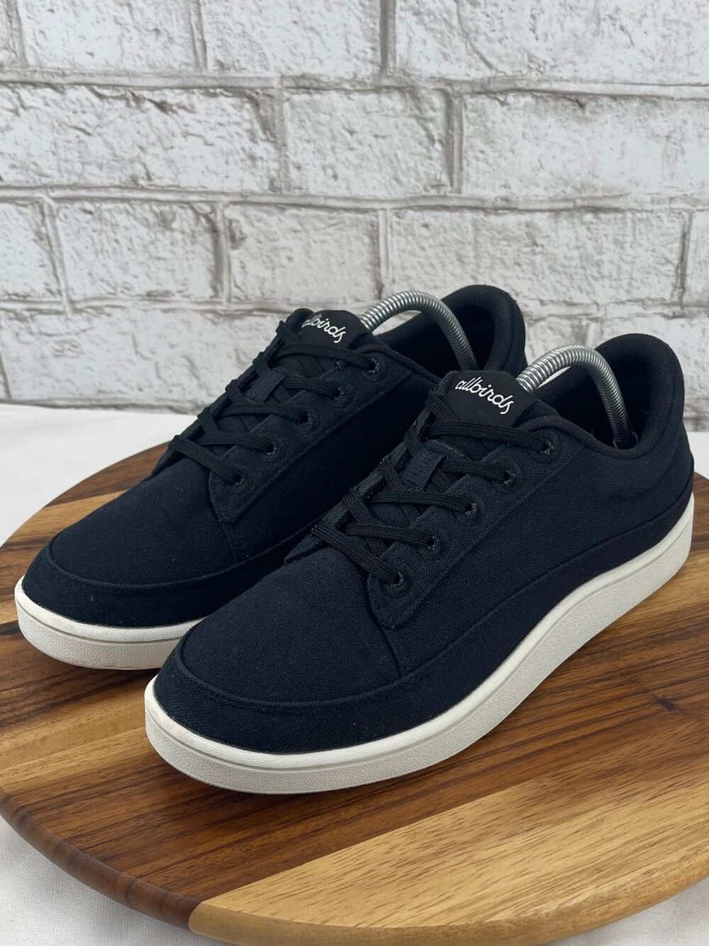 Allbirds Canvas Pacer Womens Sz. 11 Black Organic Cotton Canvas Comfort Shoes